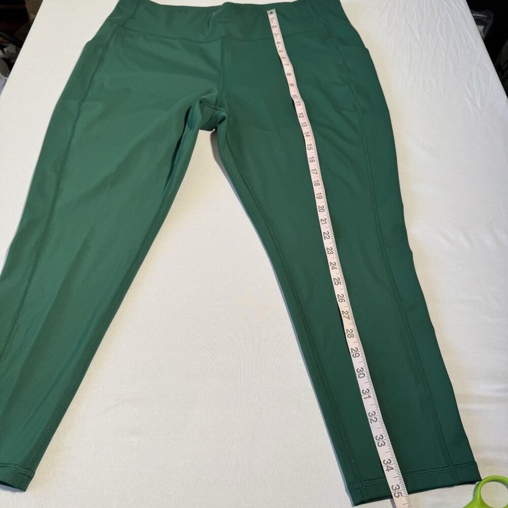 Plus Size Tek Gear Ultrastretch Leggings Womens 2X Green High Rise Workout Gym - Picture 5 of 7